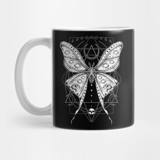 Macabre Luna Moth Mug